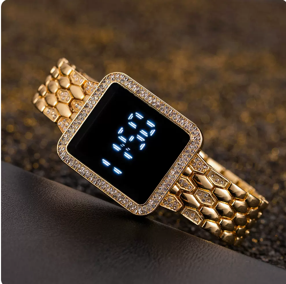 שעון דיגיטלי יוקרתי עמיד במים לגיל השלישי Digital Waterproof Watch for Seniors