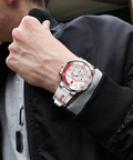 שעון קוורץ ספורטיבי יוקרתי לגברים מבית Playboy Playboy Men's Luxury Sport Quartz Watc