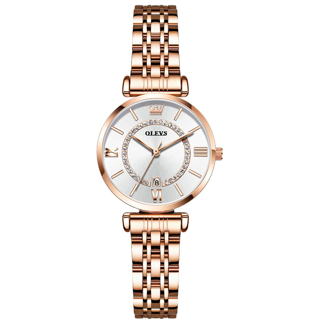 שעון יד עדין לנשים רוז גולד Women's Slim Rose Gold Watch