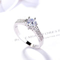 קולקציית טבעות ותכשיטי זירקוניה יוקרתיים Zirconia Diamond Ring and Jewelry Collection