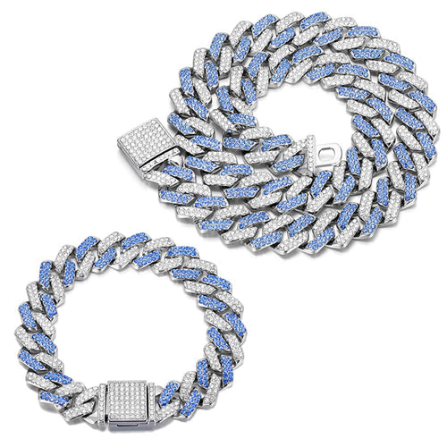 סט 2 שרשראות חוליות קובניות OWNCOOL OWNCOOL 2-Piece Cuban Link Chain Set