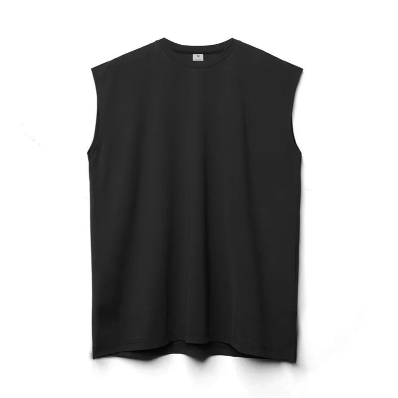 גופיית ספורט קיצית לגברים YOUONGWEAR עם כתפיים רחבות וללא שרוולים – מתאימה לאימונים ולחדר כושר قميص رياضي بدون أكمام (كتف عريض) للرجال من YOUONGWEAR – مناسب للتمارين والجيم لموسم الصيف