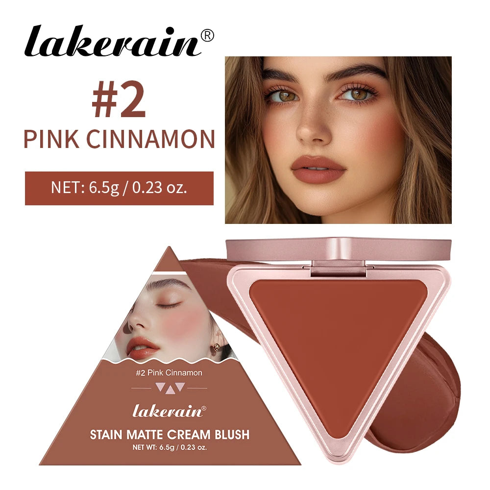 סומק קרמי מאט Lakerain עמיד לאורך זמן – למראה טבעי, בעל פיגמנט גבוה וגימור סאטן أحمر خدود (بلاشر) كريمي مطفي Lakerain طويل الأمد – لمظهر طبيعي، ببيجمنت عالي ولمسة ساتان