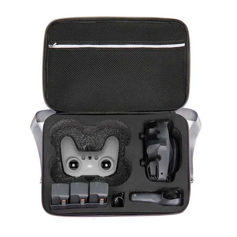 תיק נשיאה קשיח ונייד עבור DJI Avata 2 – תואם למשקפי Goggles 3 וערכת Fly Smart Combo מבית VYOPBC حقيبة حمل صلبة ومحمولة لـ DJI Avata 2 – متوافقة مع نظارات Goggles 3 وحزمة Fly Smart Combo من ماركة VYOPBC