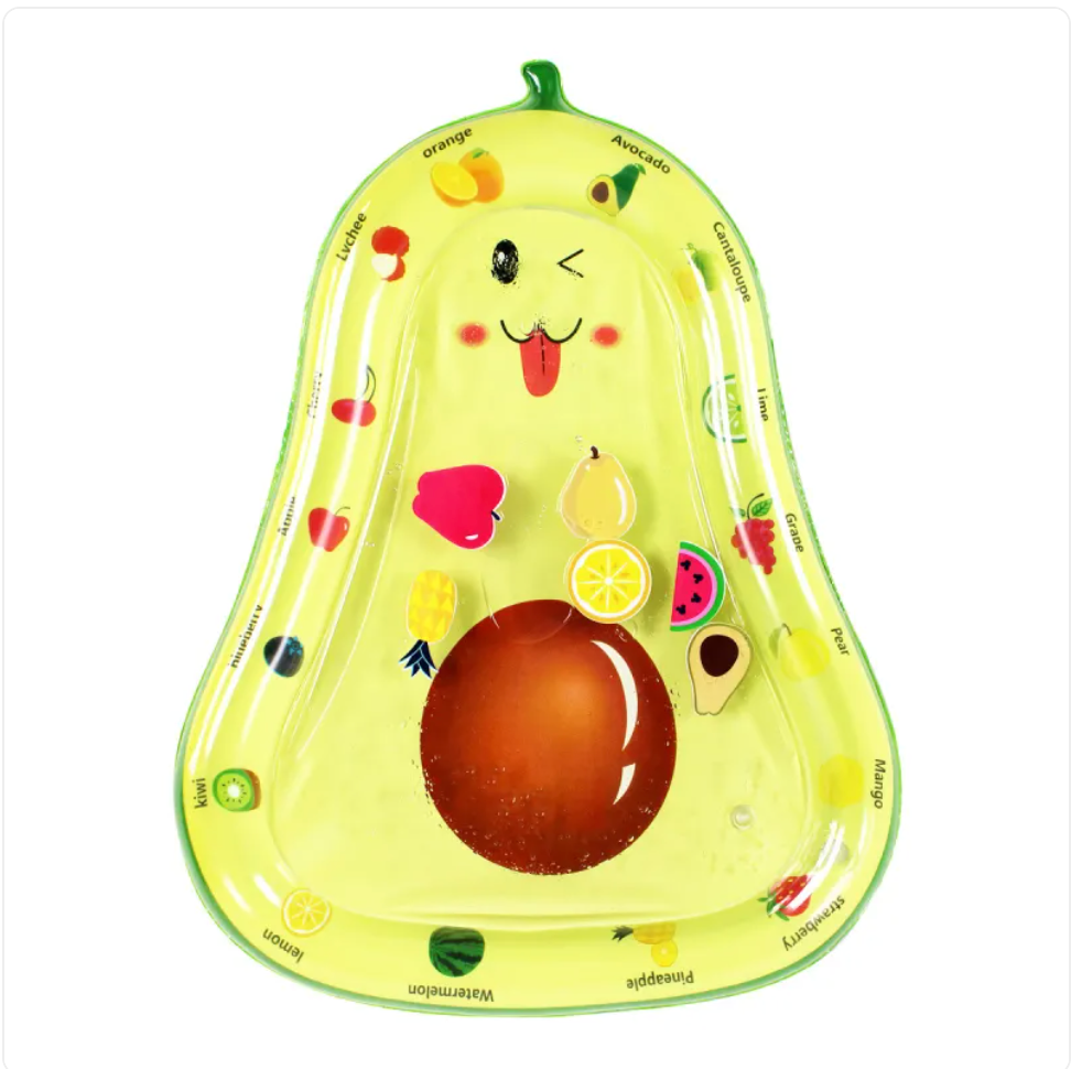 מזרן מים מתנפח לפעוטות בעיצוב צב ים מ-PVC עמיד לפיתוח מיומנויות ומשחק بساط ماء قابل للنفخ للأطفال بتصميم سلحفاة بحرية من PVC المتين لتنمية المهارات والعب