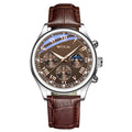סט שעון קוורץ וחגורה לגברים Men's Quartz Watch and Belt Set
